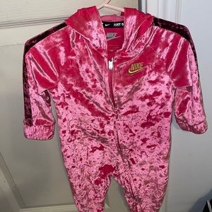 Nike , 12 months , velvet jumpsuit